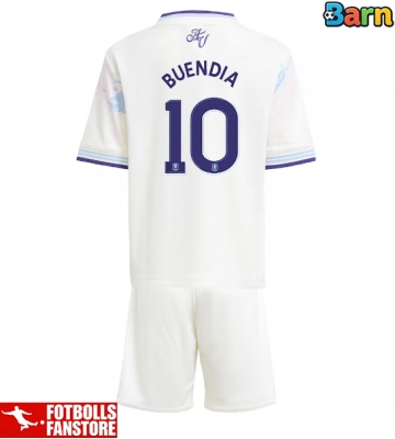Aston Villa Emiliano Buendia #10 Tredje Tröja Barn 2025-26 Kortärmad (+ Korta byxor)